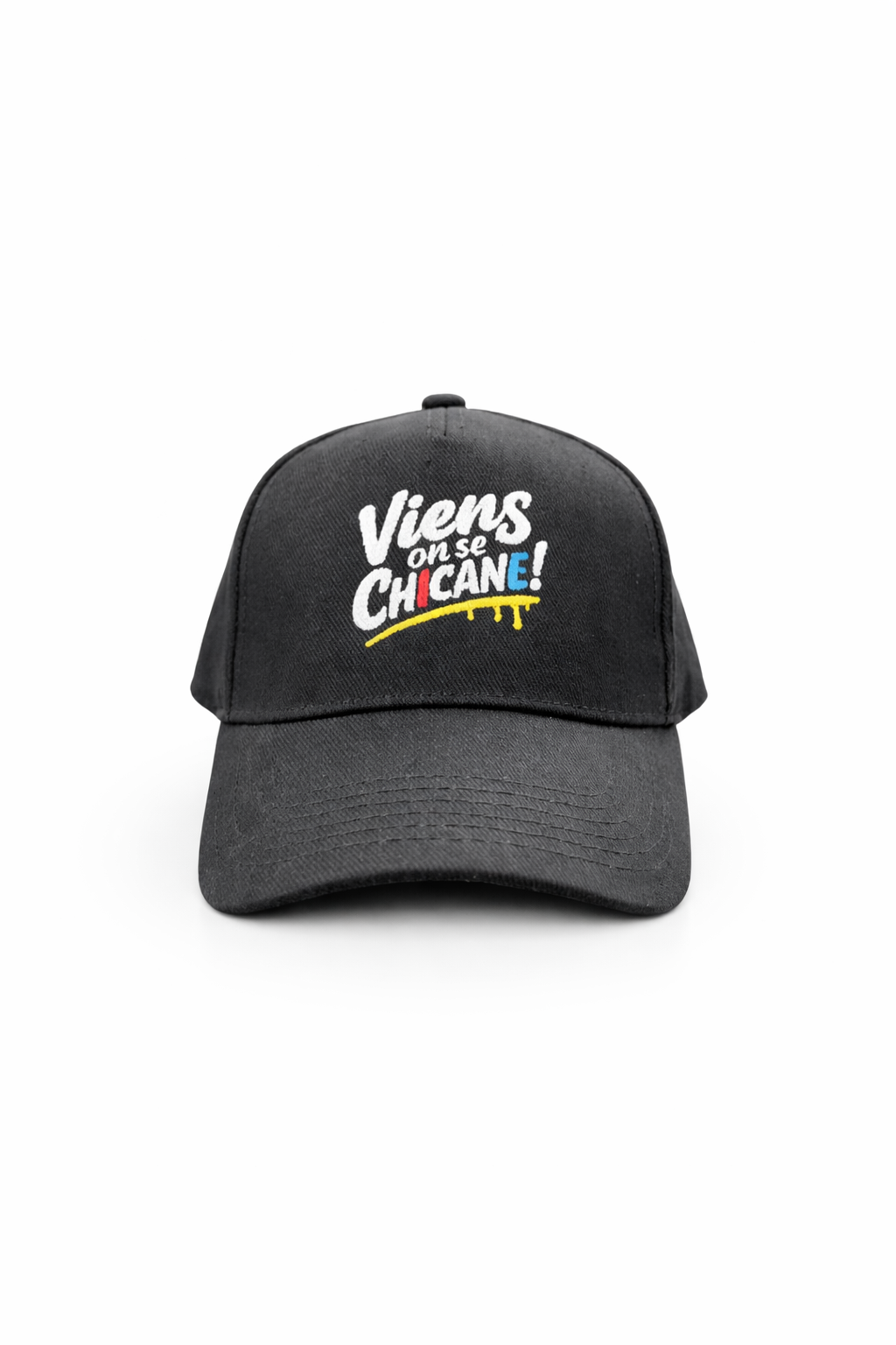 Casquette brodée fermée